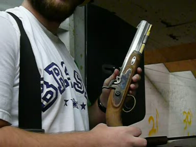 Here, I explain how to load and fire a cap-and-ball muzzleloader.