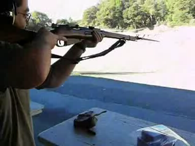 I apologize for the sound quality, but this video shows a vintage Soviet rifle, circa 1938. It's bolt-action, with a five-round integral magazine fed by stripper clips.